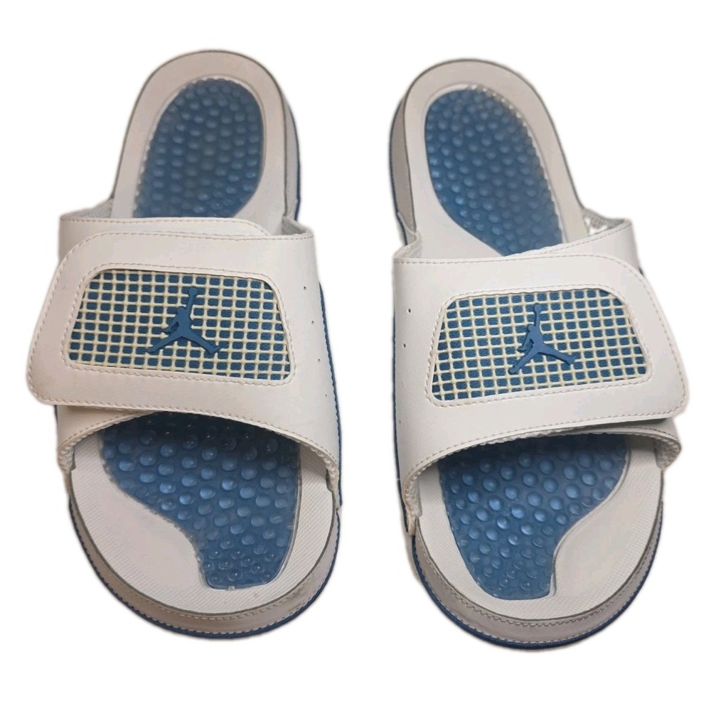 Nike Jordan Hydro 4 Retro Slide Industrial Blue 532225-141 Men's Size 12 AJ4